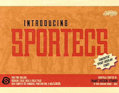 Sportecs - Sport Font