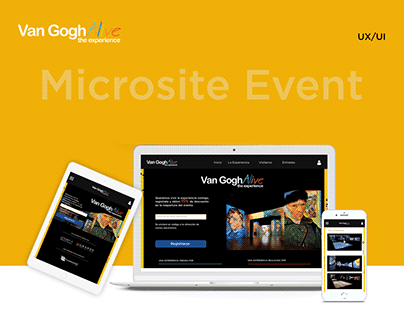 Microsite Event: Van Gogh Alive