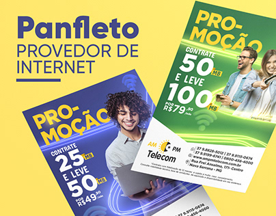 Panfleto Provedor de Internet - Flyer - Poster