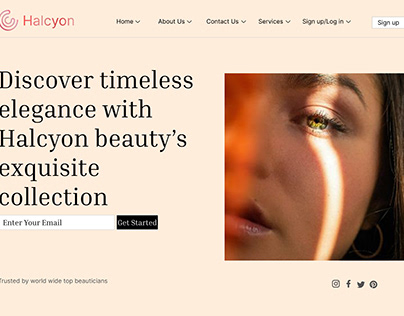 Halcyon Beauty | Web Design