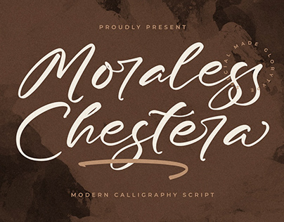 Moraless Chestera - Modern Calligraphy Script