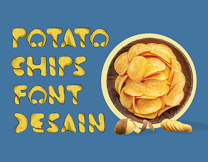 Potato Chips Font Design