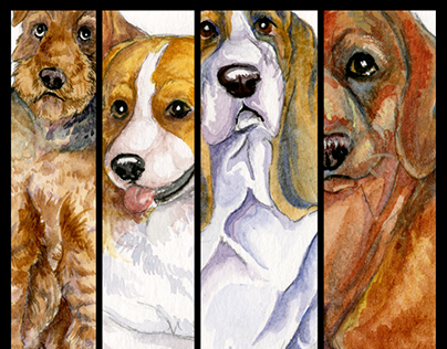 Dog Breed Portrait Series