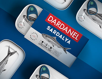 Dardanel Sardine Packaging Design