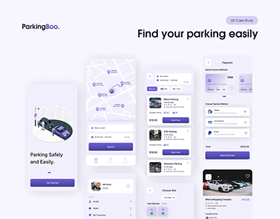 ParkingBoo || Case Study For Vehicle Park Booking App