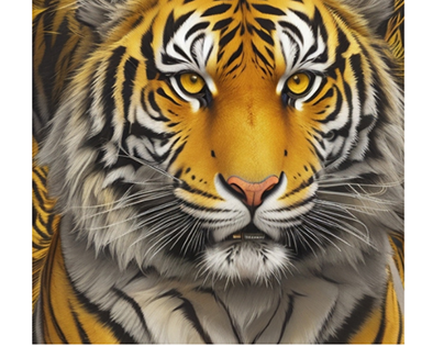 The Tiger Mandala Symphony: Art and Nature Unite