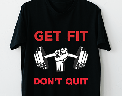 Get Fit Gym T-Shirt Decign