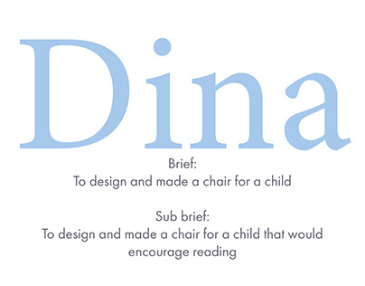 Dina: A Chair for a Child