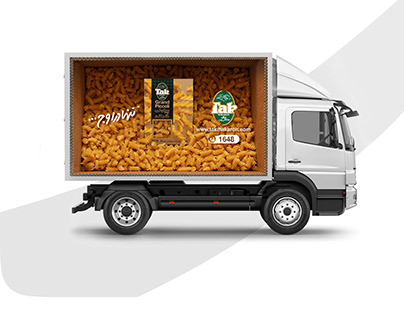 branding pasta transport trucks
