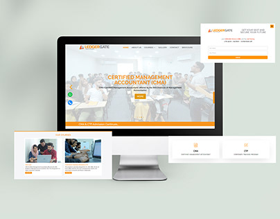 Ledgergate CMA Academy Website Design