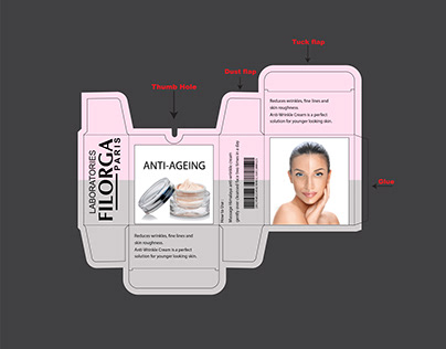 packaging Design For Anti Ageing Cream