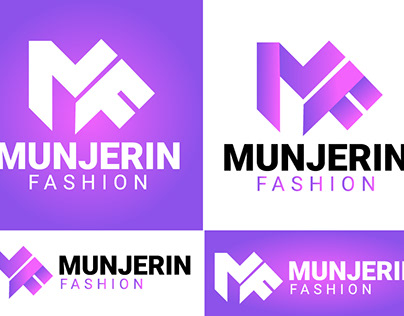 MF Letter logo Design For fashion Shop Clothing brand