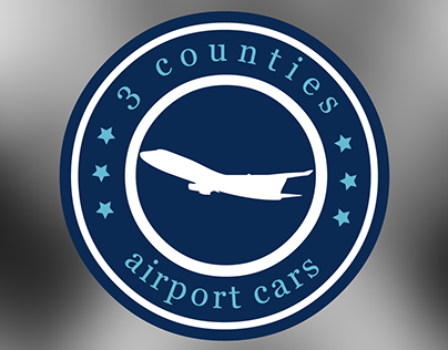 3 Counties Airport Cars - Logo and Marketing