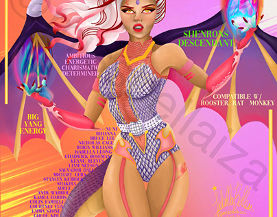 Dragon Vogue, missbellaiza, Digital Illustration