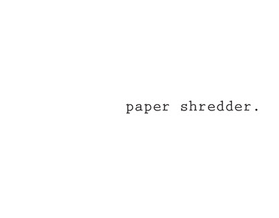 Paper Shredder (motion graphics)