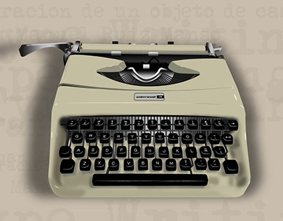 Ilustración: Máquina de escribir