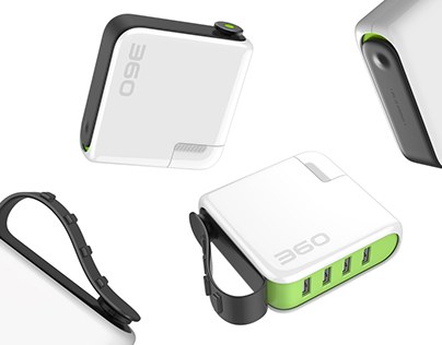 USB*4 travel charger