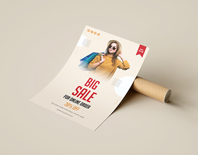 Shopping flyer design