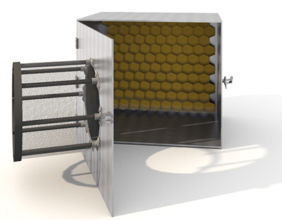 3D Rendered UV Spectroscopy Reflector