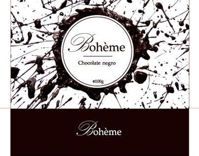 Diseño para chocolates Bohème