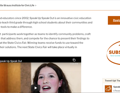 Speak Up Speak Out Video Project
