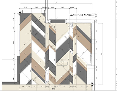 Project thumbnail - WATERJET MARBLE - FLOORING PLAN APARTMENT IN ALEXANDRIA