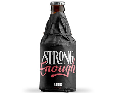 Strong Enough Handlettering