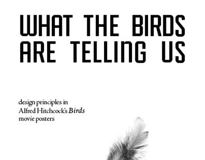 Study of "Birds" posters