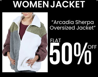 Arcadia Sherpa Oversized Jacket