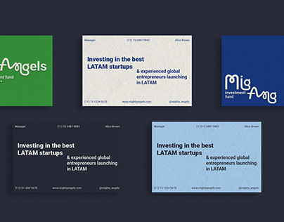Mighty Angels | Brand identity for investment fund