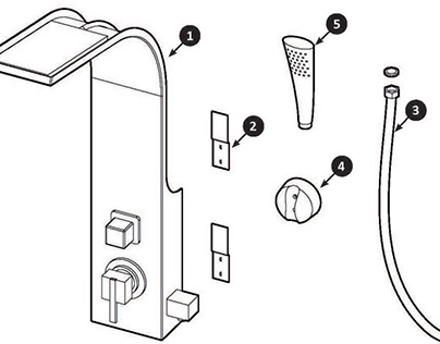 A&E Shower & Bath - Shower Columns Inst. Manual