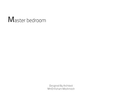 Mr Nabulsis House Master Bedroom Design