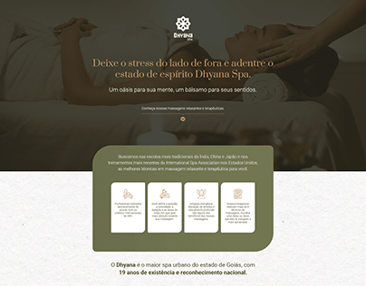 Landing Page - Dhyana SPA