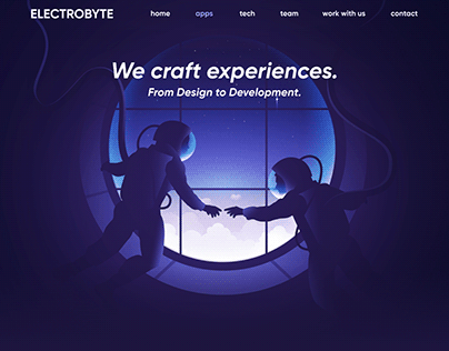 Electrobyte Abstract Company Portfolio Website