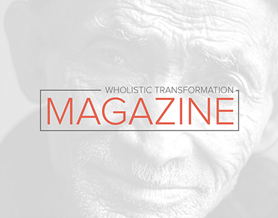 Magizine design | Wholistic church based transformation