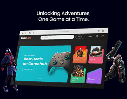 Gamehub WebApp | UI Design