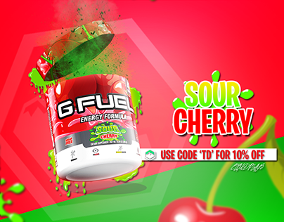 Sour Cherry GFuel Ad
