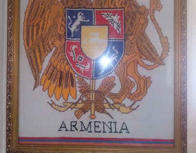 герб Армения ,🇦🇲 канва