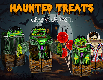 Haunted Treats - Candy Packaging Design