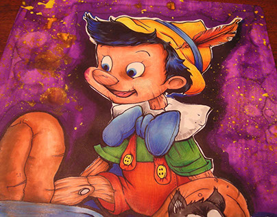 Pinocho - ilustración.