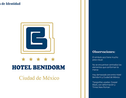 Re-Diseño de Logotipo para Hotel Benidorm