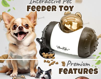 Amazon EBC / A+ Content || Pet Feeder Toy