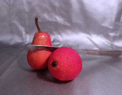 Still life with pears.