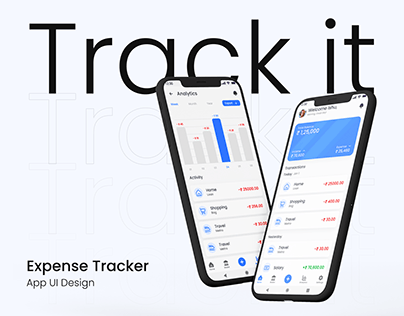 Track it- Expense Tracker App UI Design