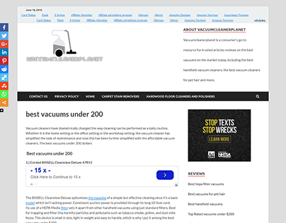 Best Vacuums Under 200