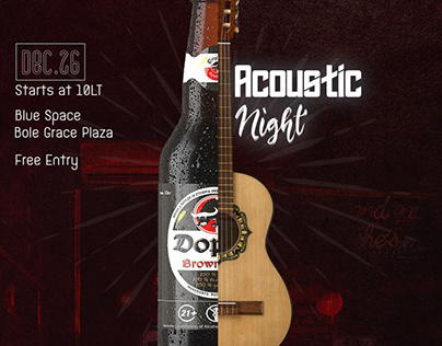 Acoustic Night poster design
