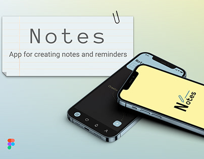 Mobile app for creating notes and reminders