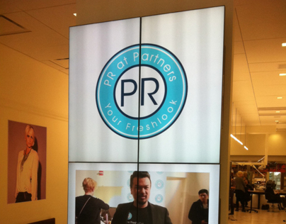PR at PARTNERS - Video Wall