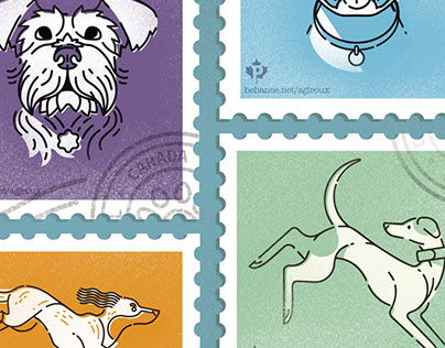 Canine Postage Stamps