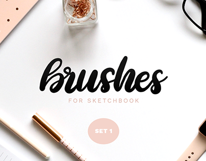 Sketchbook Brushes - 1 - Calligraphy